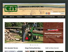 Tablet Screenshot of cummingsandbricker.com